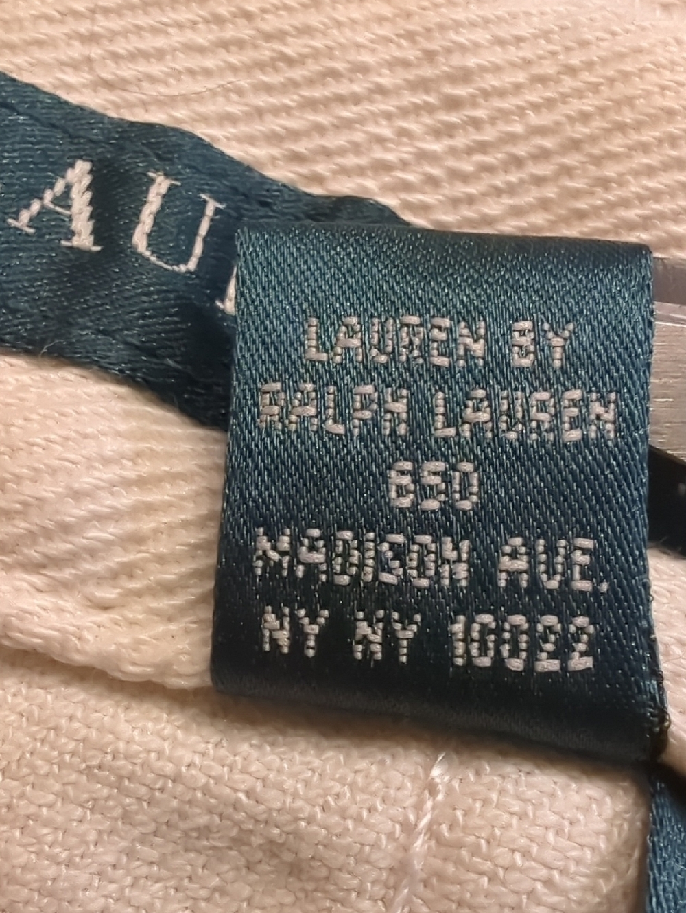 Lauren Jeans Co Ralph Lauren- Women’s Denim With Beaded Design Size 10 - Picture 13 of 16